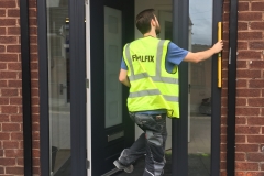 New Office Door Fitted Bredbury