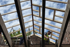 New roof installed - house refurbishment