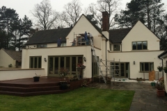 Home refurb, cladding, render, landscape Cheshire Bramhall