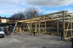 Wooden Framework Constructed Hyde