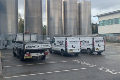 Commercial factory New silo bases Manchester