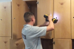 Facilities Management Lockers Fitted at Local Gym