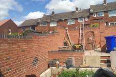 Garden Landscaping, patio area. Hyde Cheshire