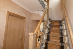 Modern staircase as part of a house renovation / extension Dukinfield Tameside, Chesire