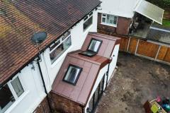 Zinc roof  extension Chorlton Manchester