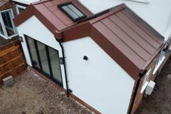 Zinc roof Chorlton Manchester